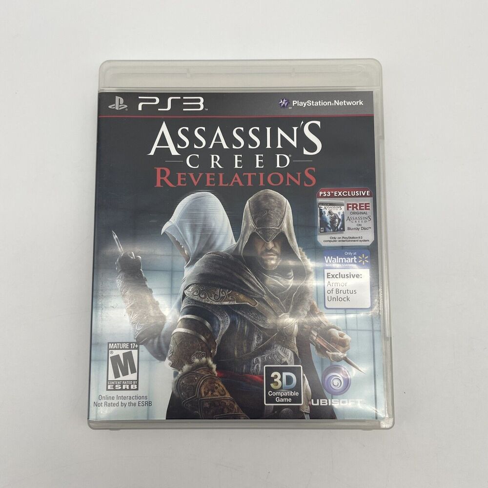 Assassin's Creed: Revelations (Sony PlayStation 3 PS3, 2011) Complete CIB Tested